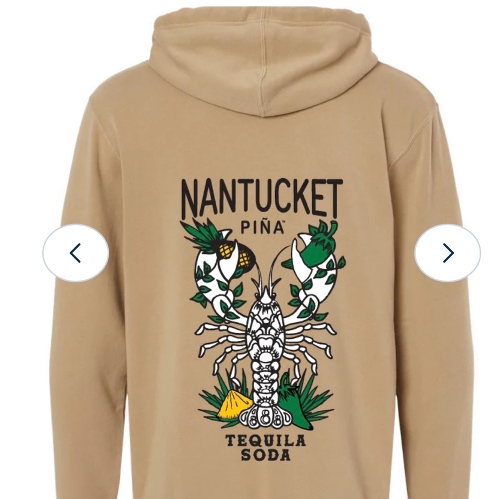 Men's Tan Hoodie